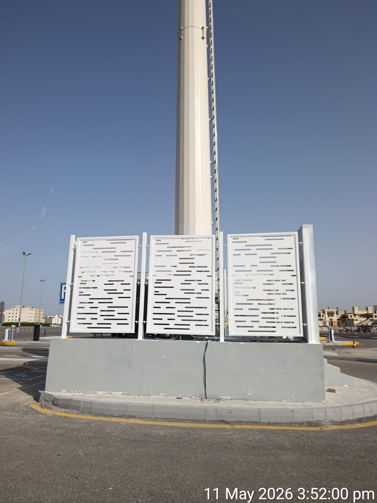 Decorated Tower Compound & Fencing